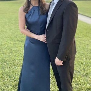 Amsale Dress Gia French Blue | Size 6